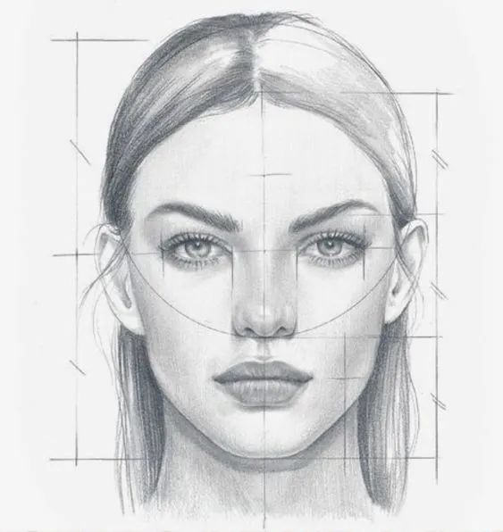 Portrait of a Girl with Pencil