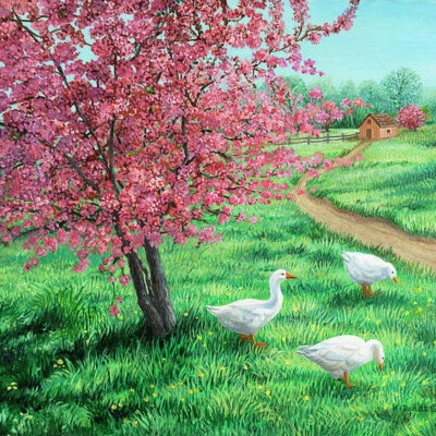 Blossom Time Landscape