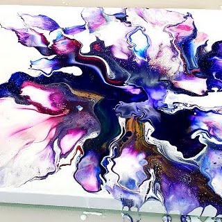 Acrylic Paint Pouring 320 × 320