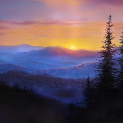 Smoky Mountain Sunset