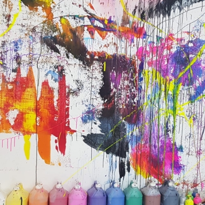 Make a Mess with Splat Painting