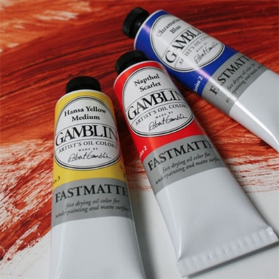 Gamblin FastMatte Alkyd oil colors