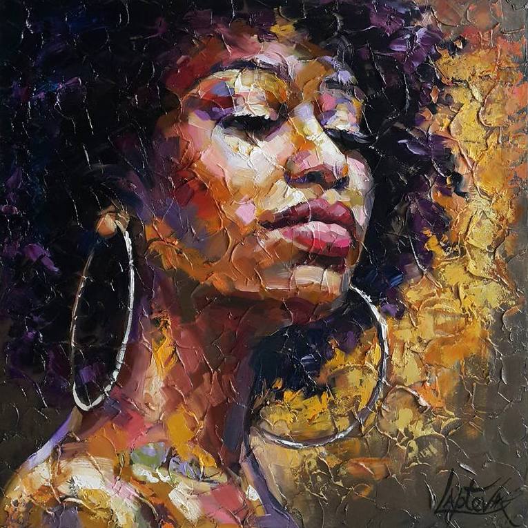 African Woman Portrait 765 × 765