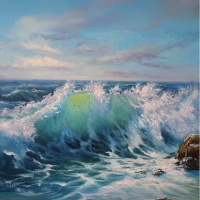 Wave Oil Painting