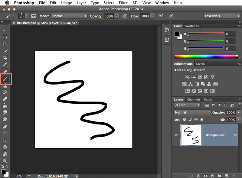 Screenshot of Brush Details in Photoshop