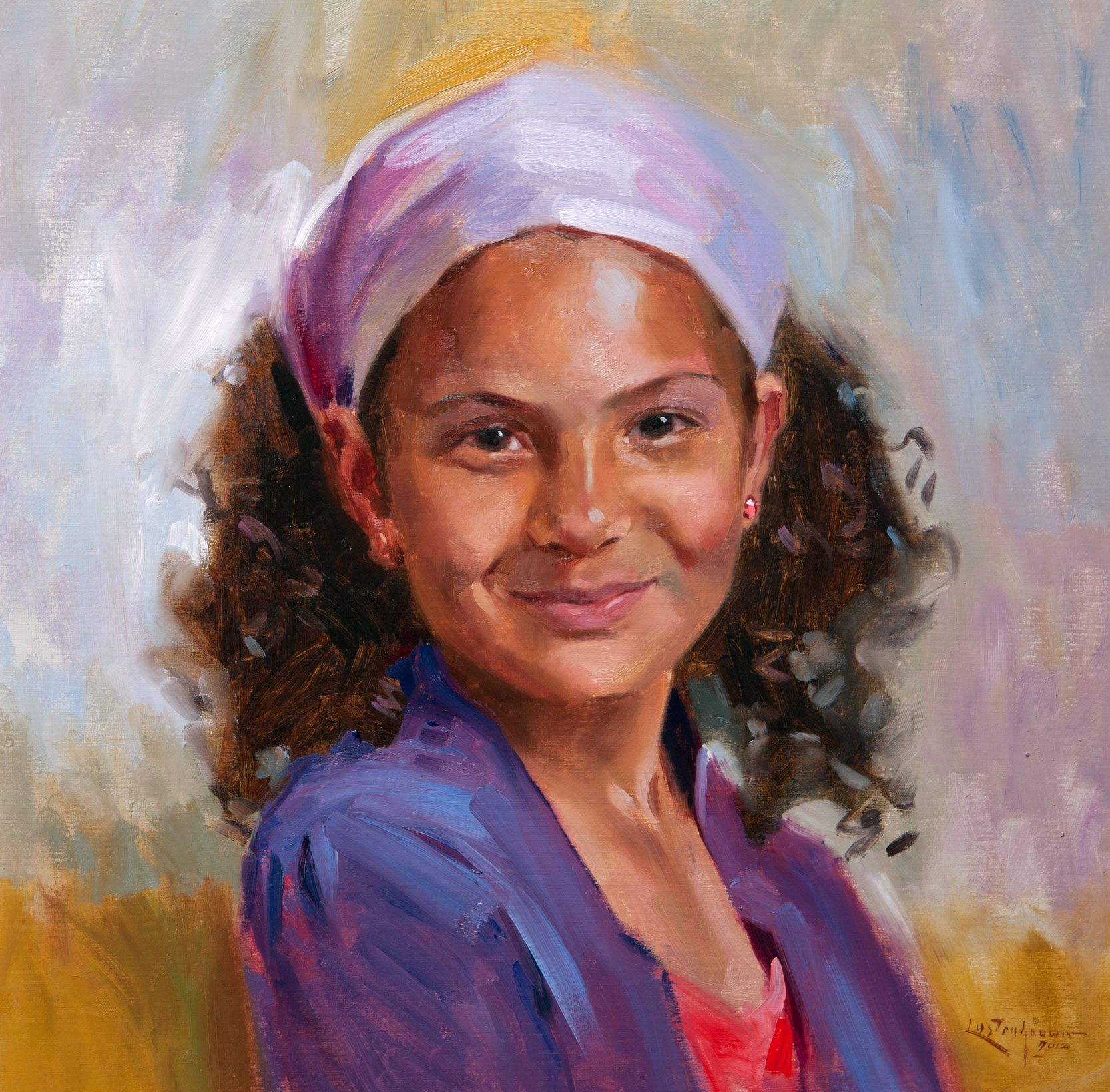 Portrait Painting of a Girl