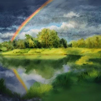 Rainbow Scene