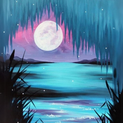 Easy Beautiful Moonlight Scenery