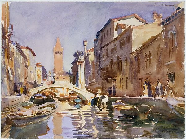 John Singer Sargent _Venetial Canal_