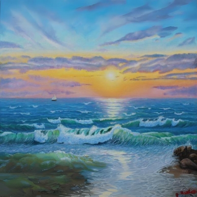 Seascape Oil Painting